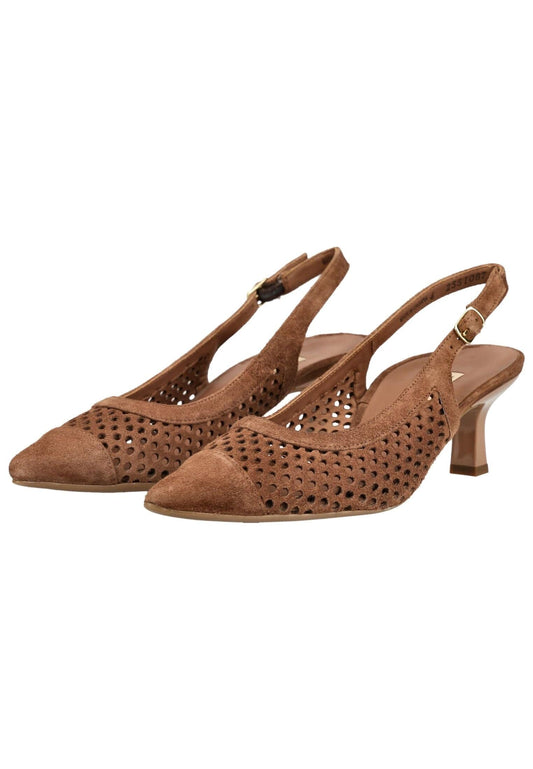 Paul Green Pumps Leder Nut