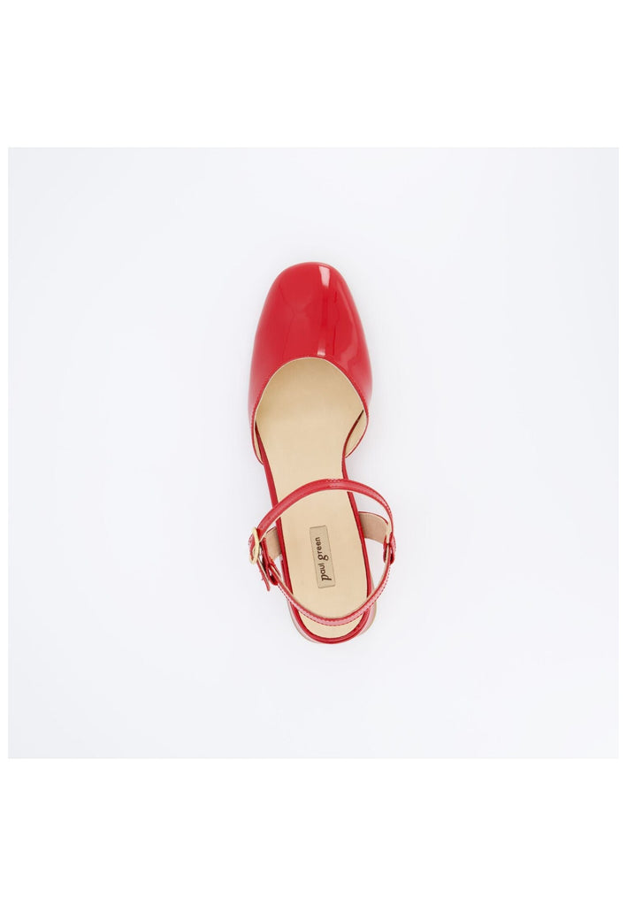 Paul Green Pumps Leder Rot Lack