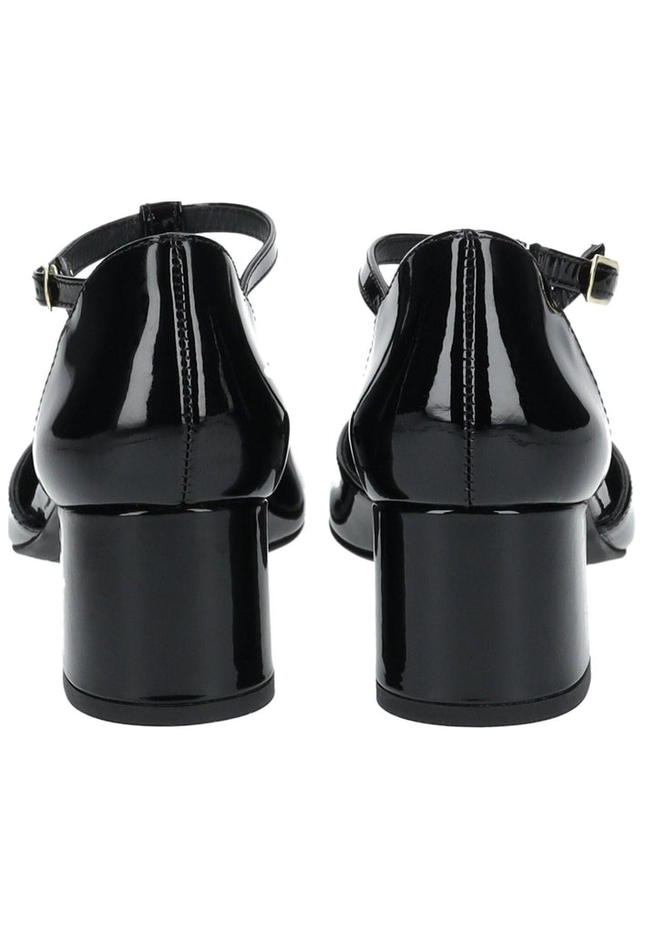 Paul Green Pumps Lederimitat Schwarz Lack