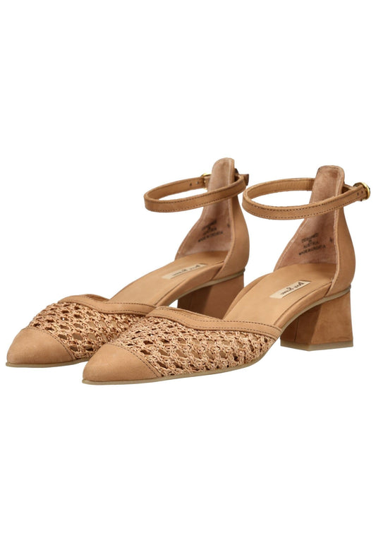 Paul Green Pumps Nubukleder Braun