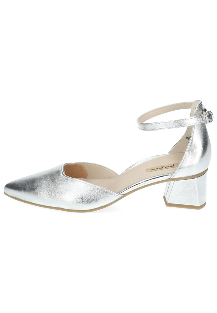 Pumps Paul Green Pumps Leder Metallic Silver