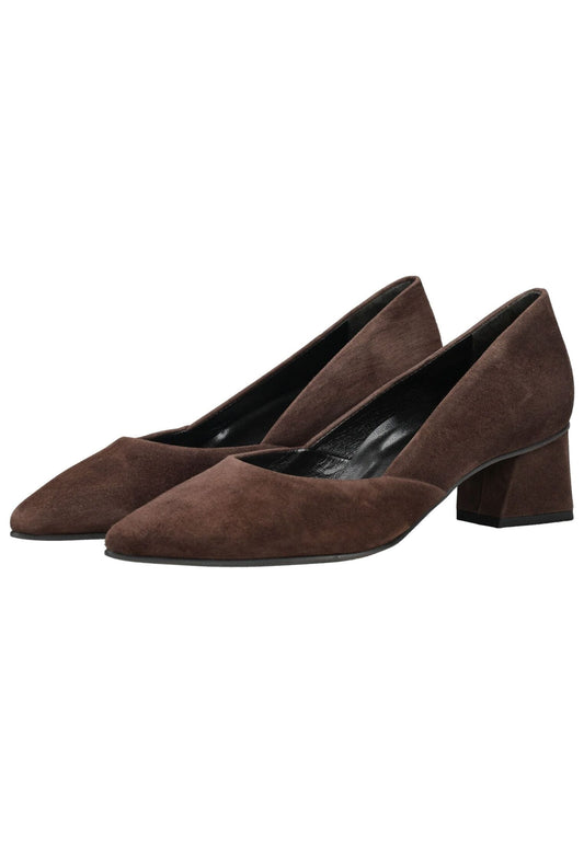 Paul Green Pumps Veloursleder Cacao