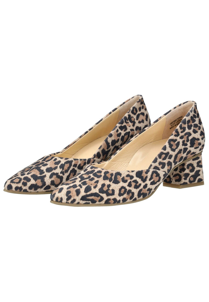 Paul Green Pumps Veloursleder Leopard
