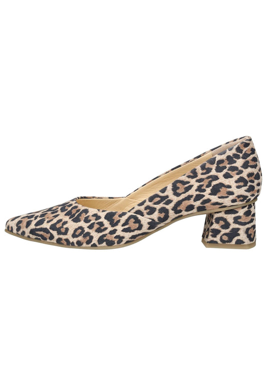 Paul Green Pumps Veloursleder Leopard