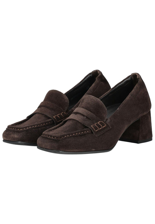 Paul Green Pumps Veloursleder Mocca