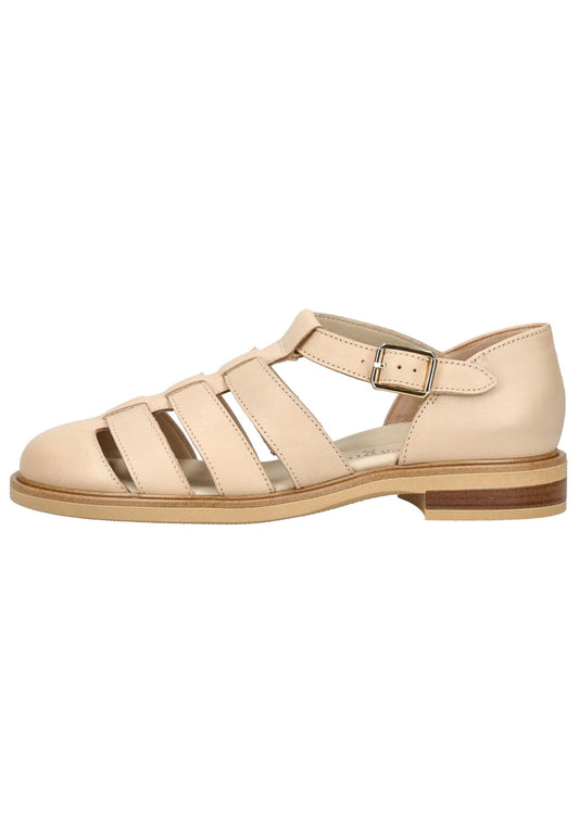 Paul Green Sandalen Glattleder Creme