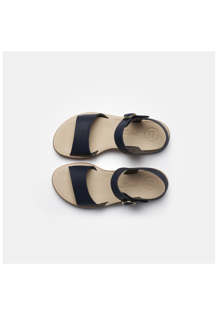 Paul Green Sandalen Glattleder Dunkelblau