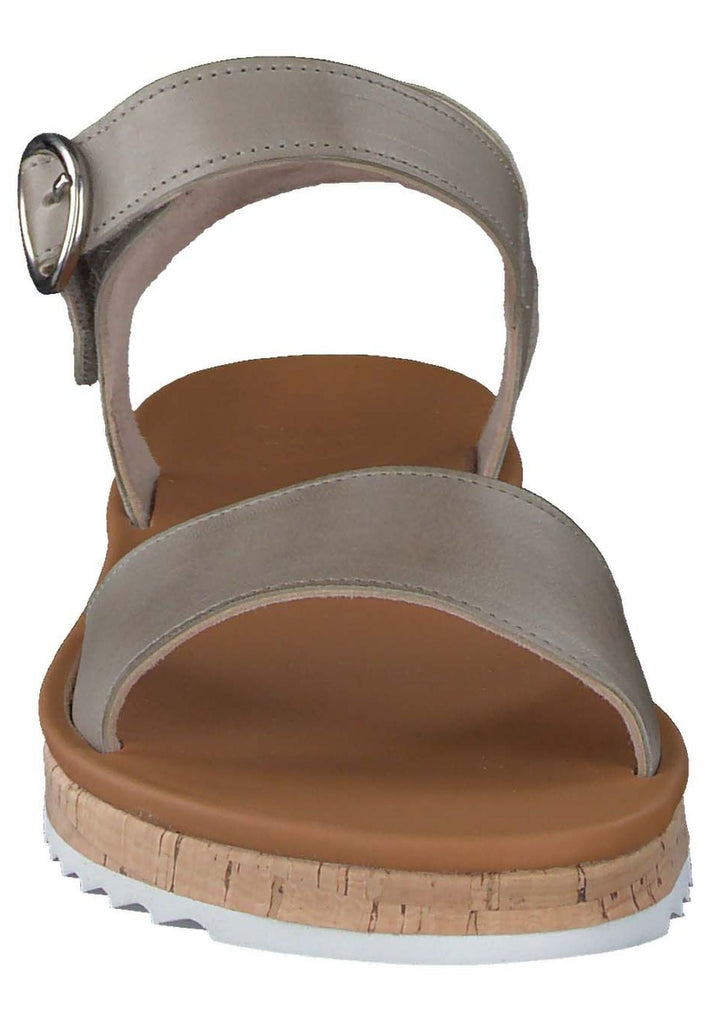 Paul Green Sandalen Glattleder Khaki