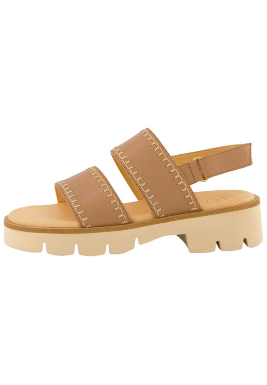 Paul Green Sandalen Glattleder Mittelbraun