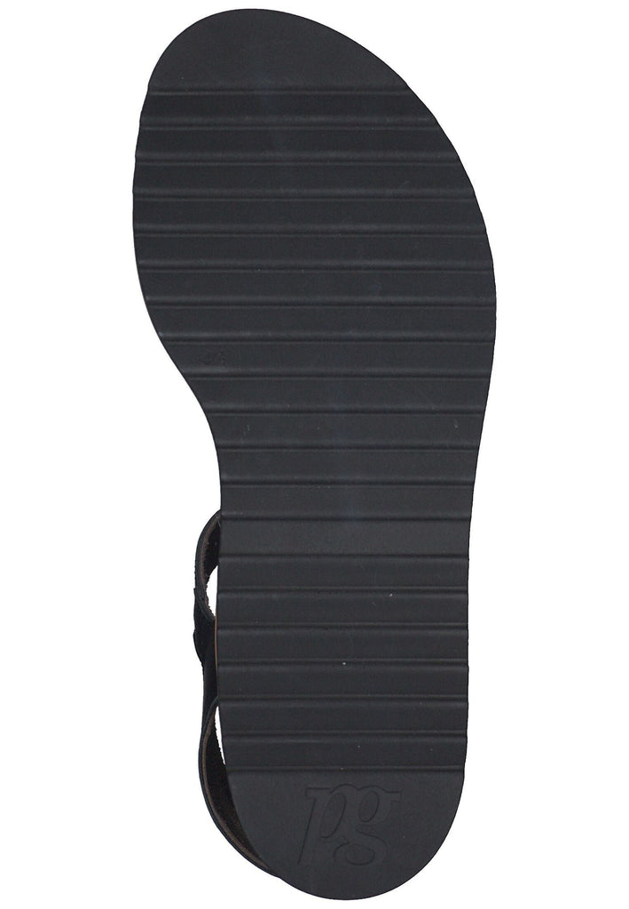 Paul Green Sandalen Glattleder Schwarz