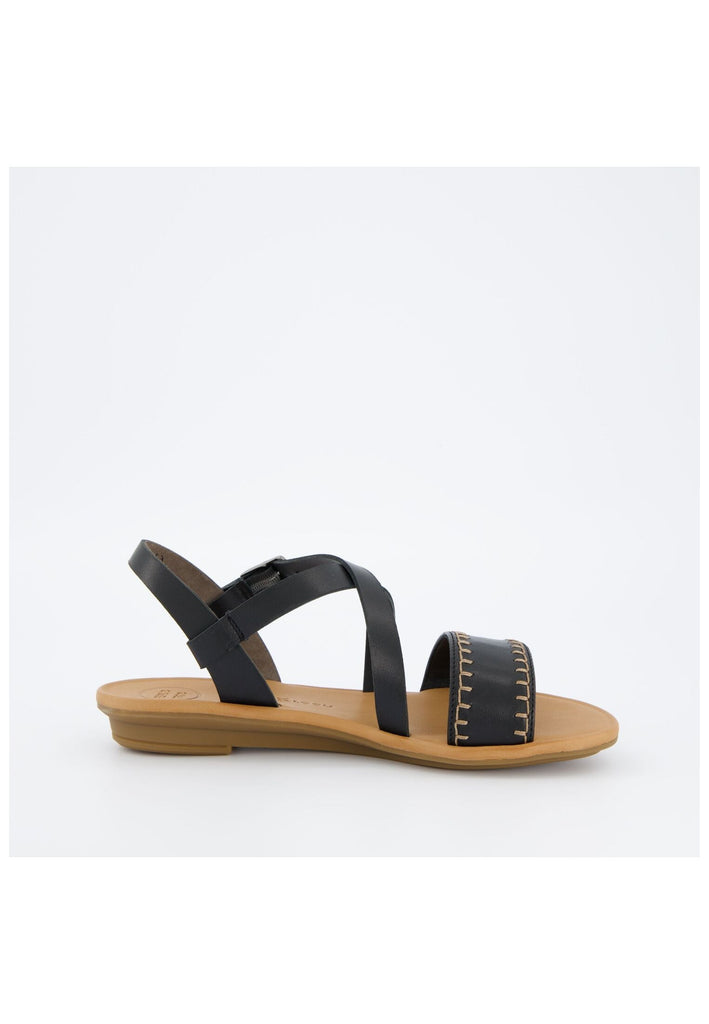 Paul Green Sandalen Glattleder Schwarz