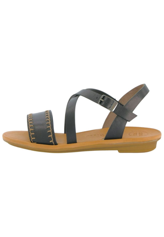 Paul Green Sandalen Glattleder Schwarz