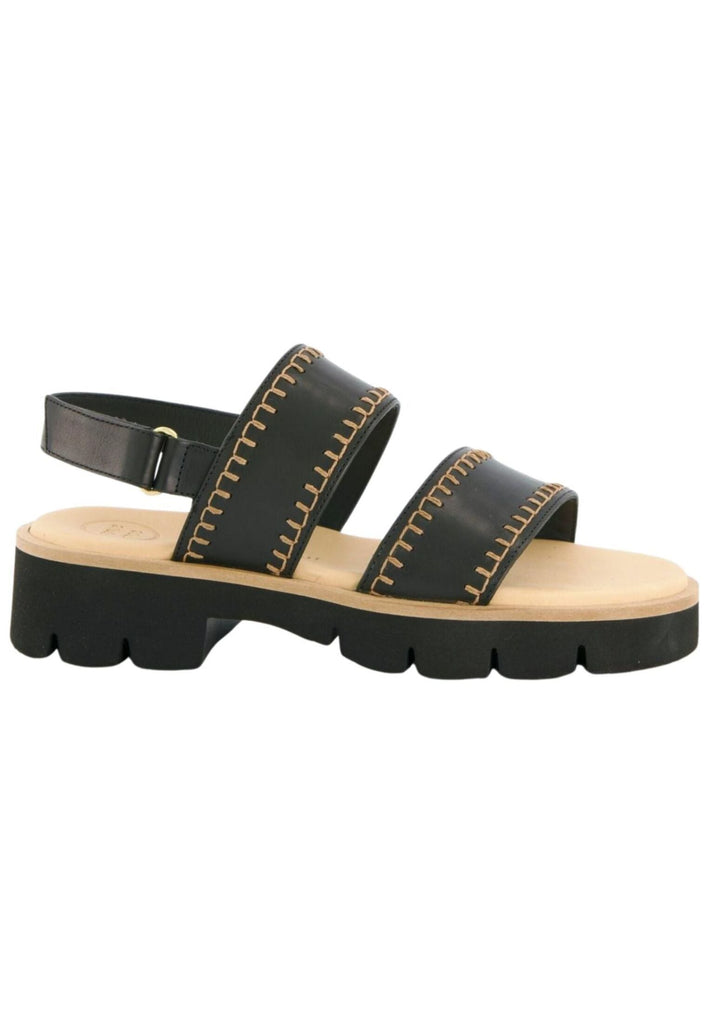 Paul Green Sandalen Glattleder Schwarz