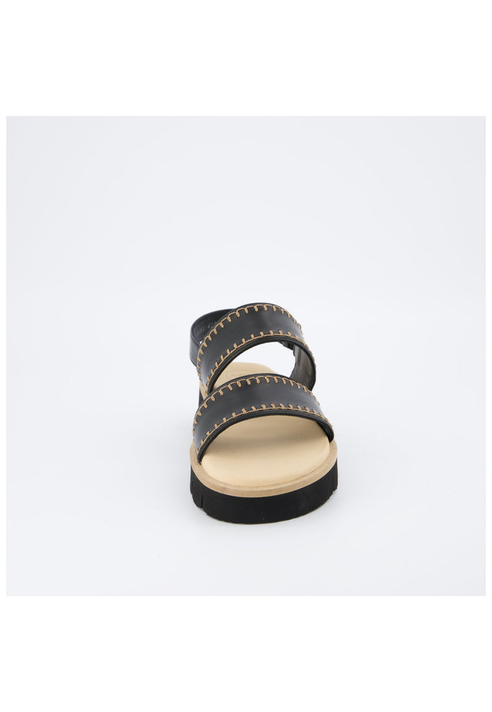 Paul Green Sandalen Glattleder Schwarz