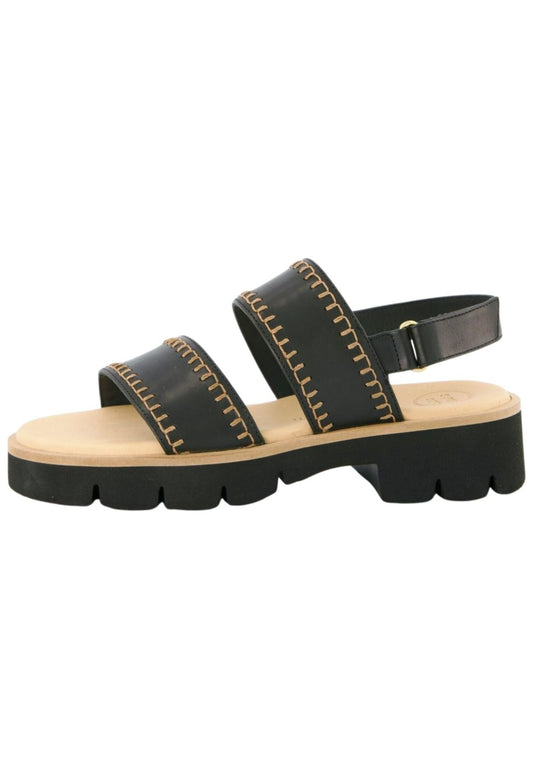 Paul Green Sandalen Glattleder Schwarz