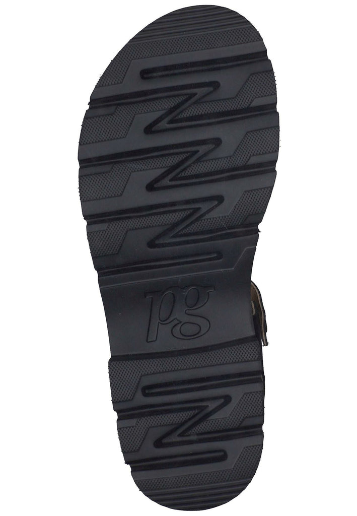 Paul Green Sandalen Glattleder Schwarz