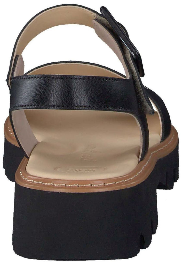 Paul Green Sandalen Glattleder Schwarz