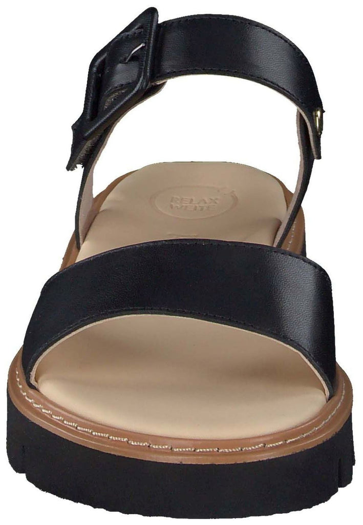 Paul Green Sandalen Glattleder Schwarz