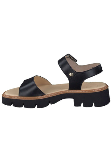 Paul Green Sandalen Glattleder Schwarz