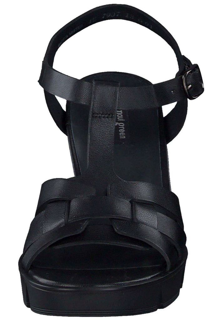 Paul Green Sandalen Glattleder Schwarz