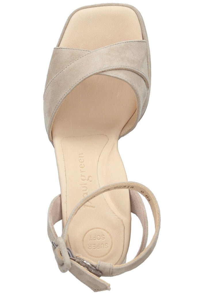 Paul Green Sandalen Leder Champagne