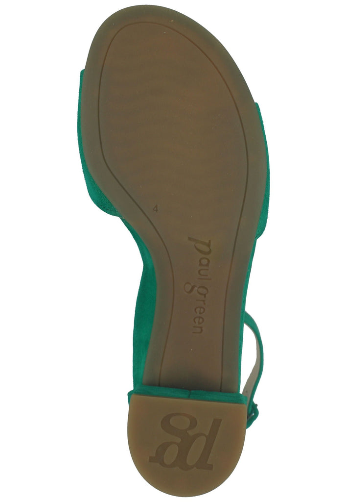 Paul Green Sandalen Leder Grün