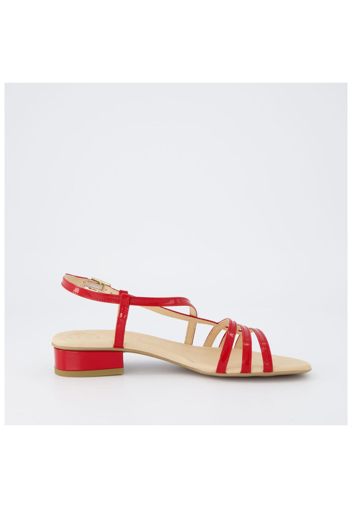 Paul Green Sandalen Leder Rot Lack