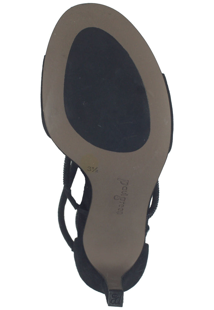 Paul Green Sandalen Leder Schwarz