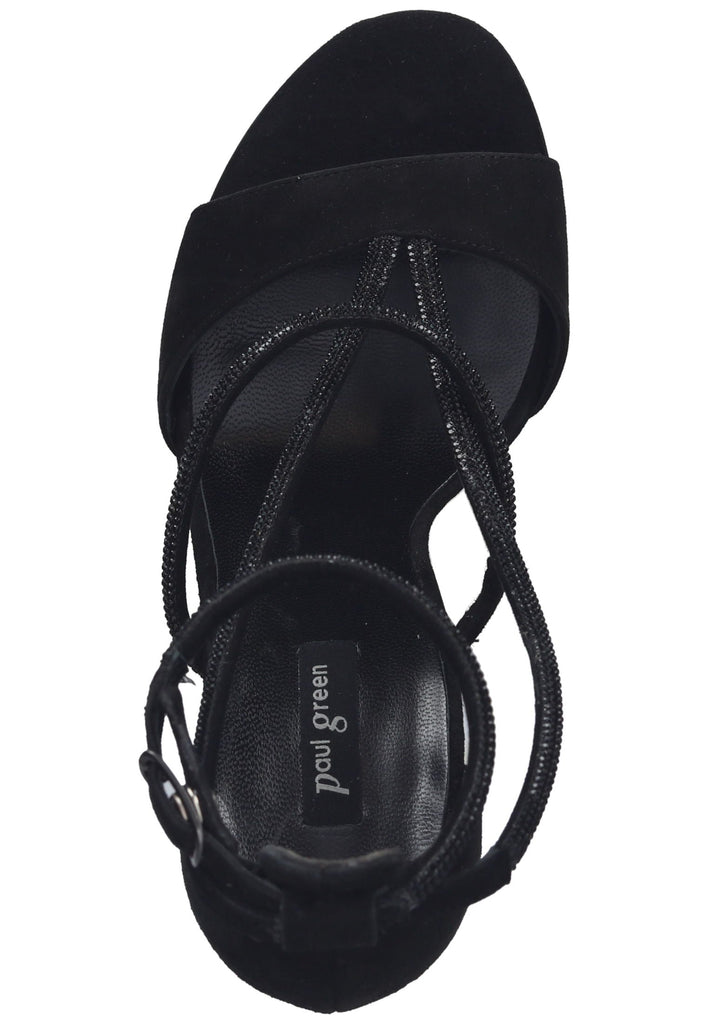 Paul Green Sandalen Leder Schwarz