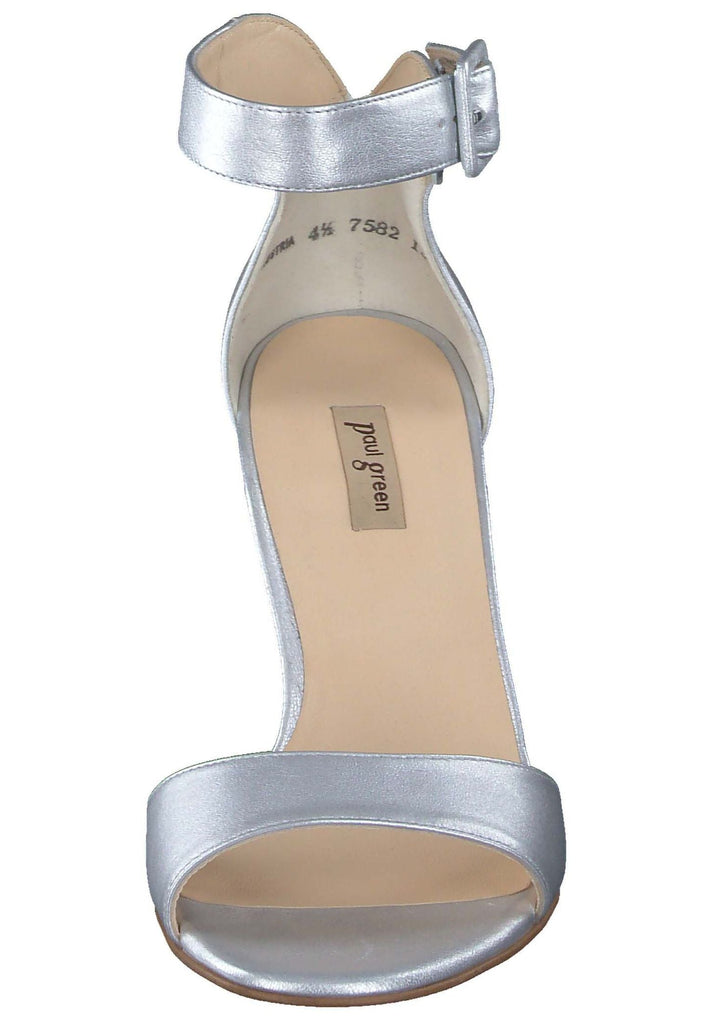 Paul Green Sandalen Leder Silber