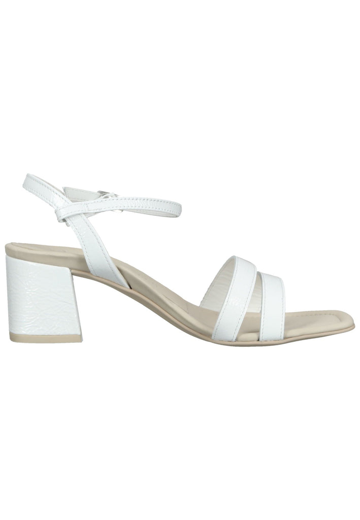 Paul Green Sandalen Leder Weiß Lack