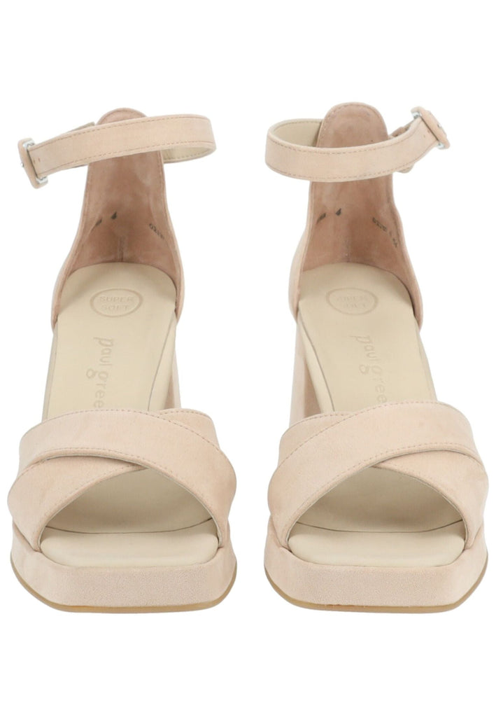 Paul Green Sandalen Lederimitat Beige