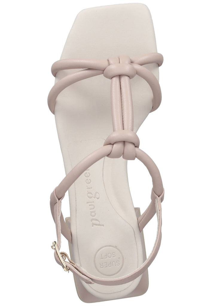 Paul Green Sandalen Lederimitat Braun