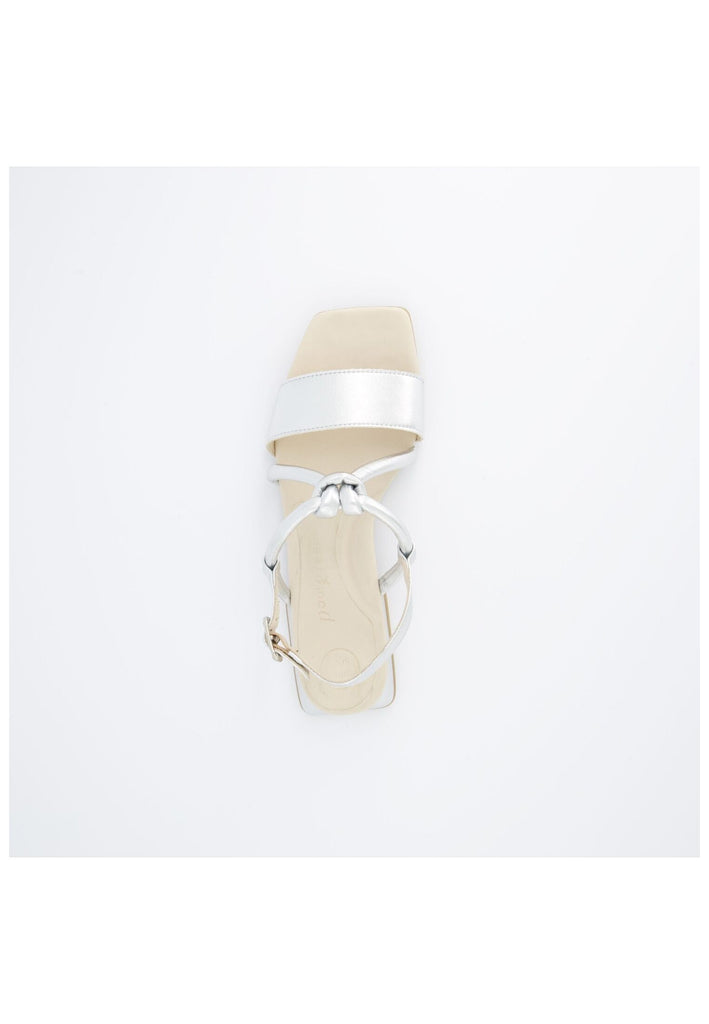 Paul Green Sandalen Lederimitat Metallic Silver