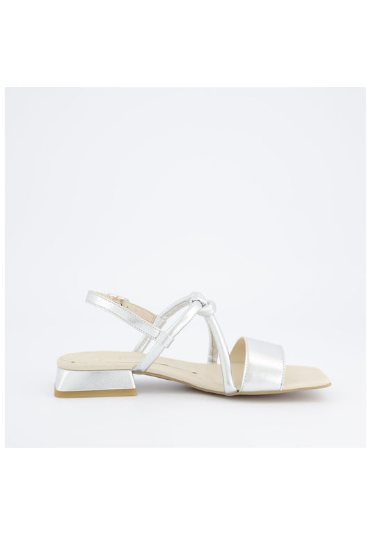 Paul Green Sandalen Lederimitat Metallic Silver