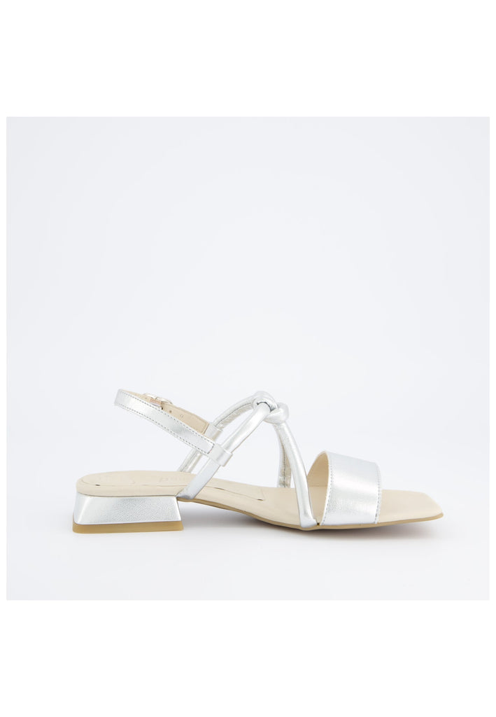 Paul Green Sandalen Lederimitat Metallic Silver