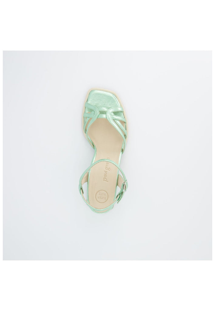 Paul Green Sandalen Lederimitat Mint