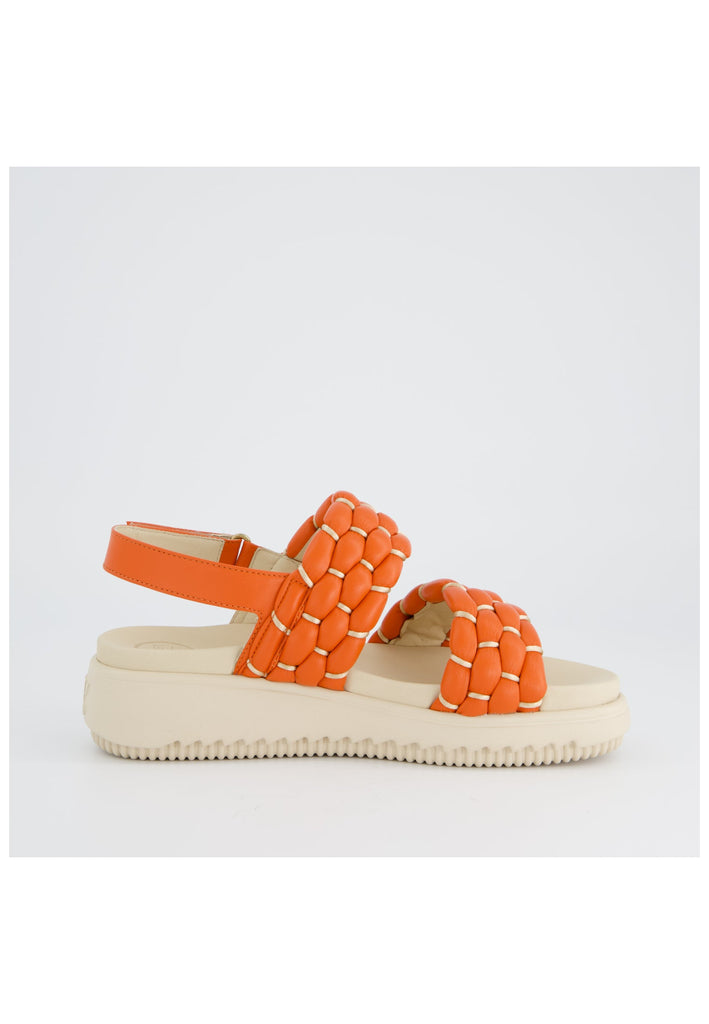 Paul Green Sandalen Lederimitat Orange