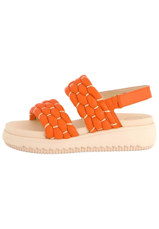 Paul Green Sandalen Lederimitat Orange