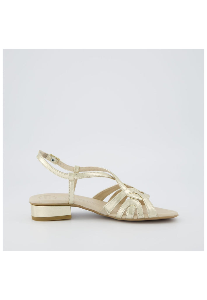 Paul Green Sandalen Lederimitat Platin