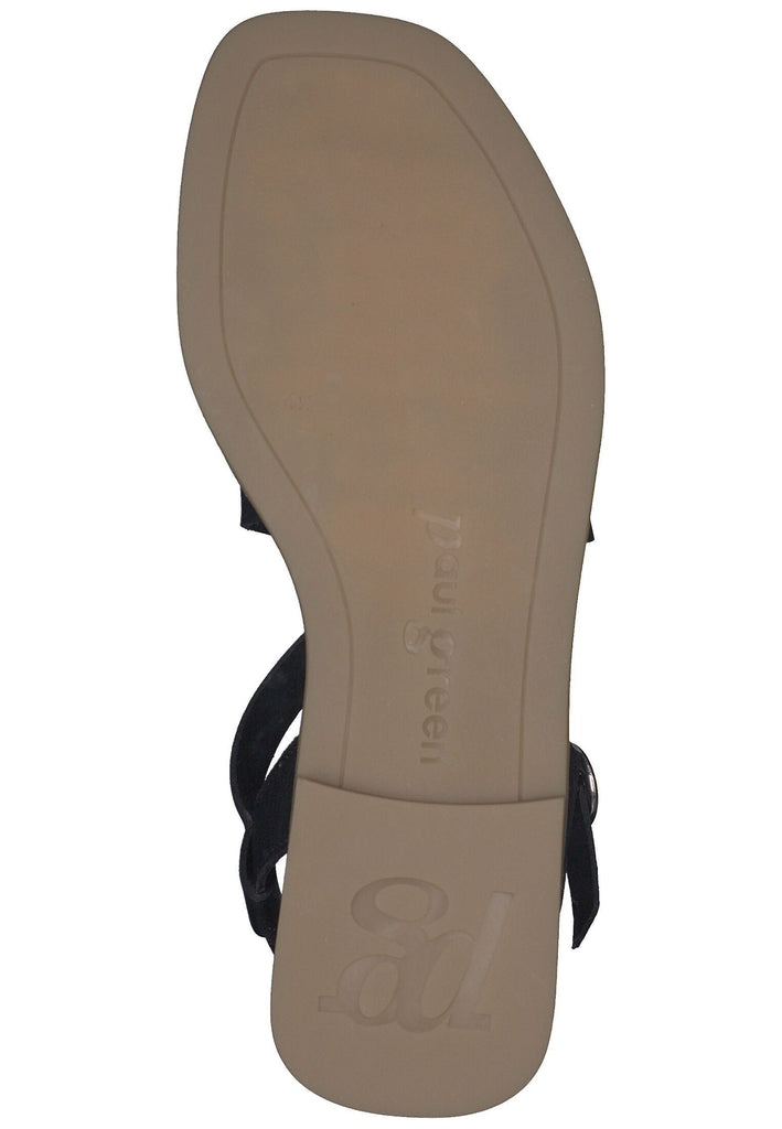 Paul Green Sandalen Lederimitat Schwarz
