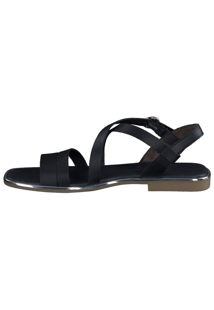 Paul Green Sandalen Lederimitat Schwarz