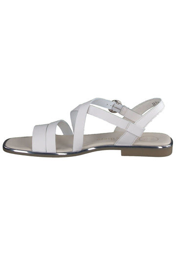 Paul Green Sandalen Lederimitat Weiß