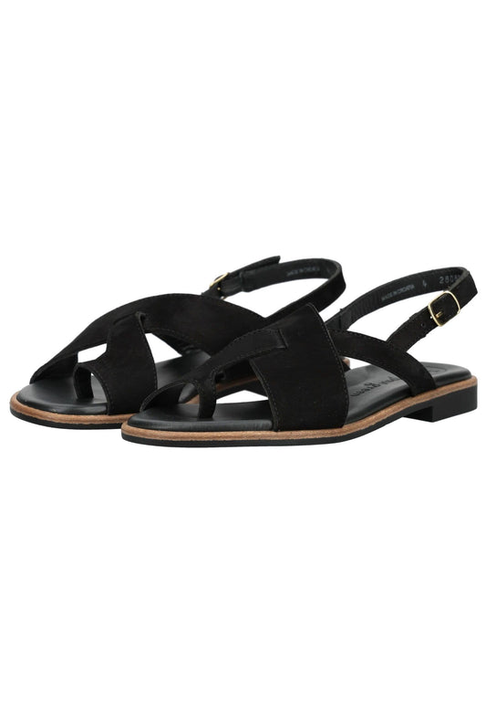 Paul Green Sandalen Nubukleder Black