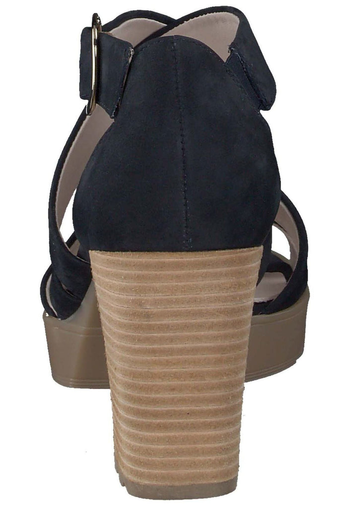 Paul Green Sandalen Nubukleder Blau