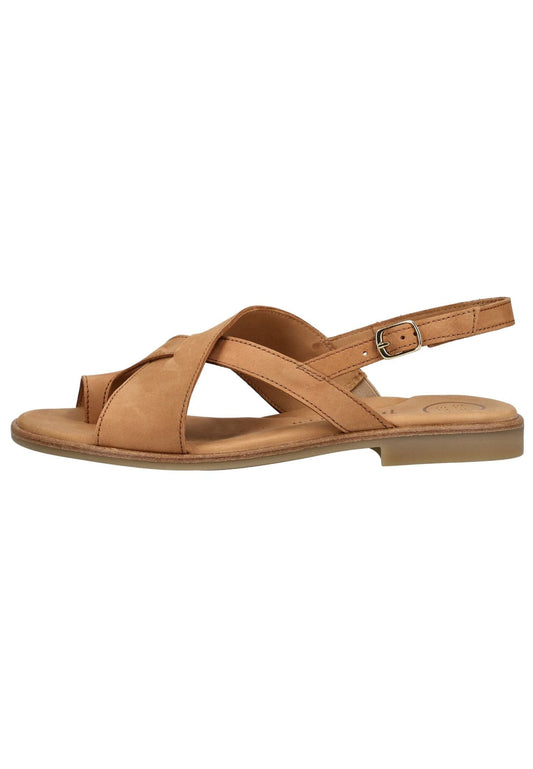 Paul Green Sandalen Nubukleder Braun