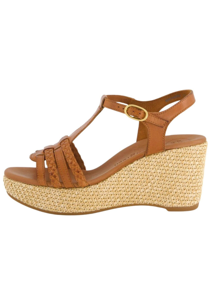 Sandalen Paul Green Sandalen Glattleder Cognac
