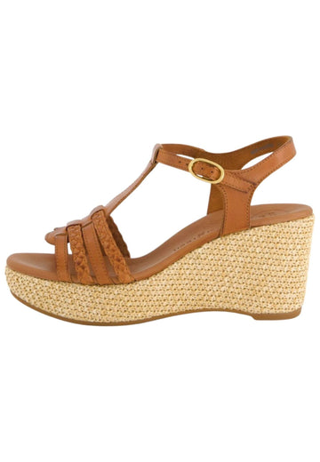 Sandalen Paul Green Sandalen Glattleder Cognac