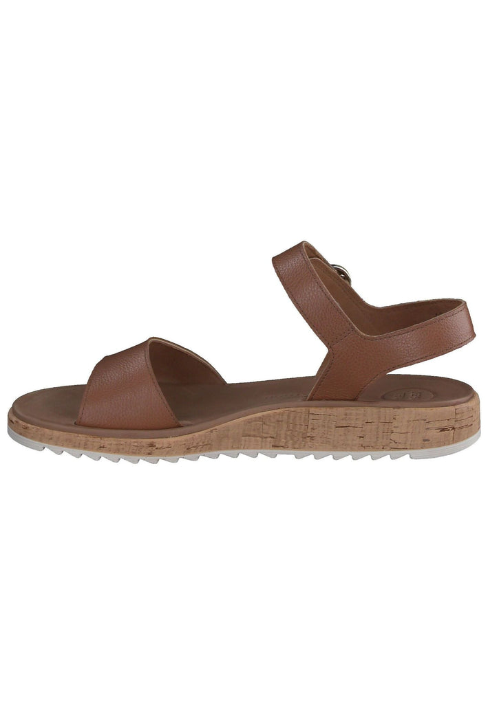 Sandalen Paul Green Sandalen Glattleder Cognac