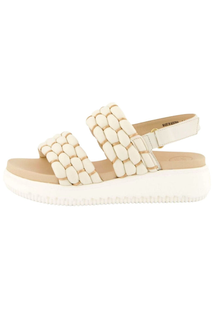 Sandalen Paul Green Sandalen Lederimitat Cream
